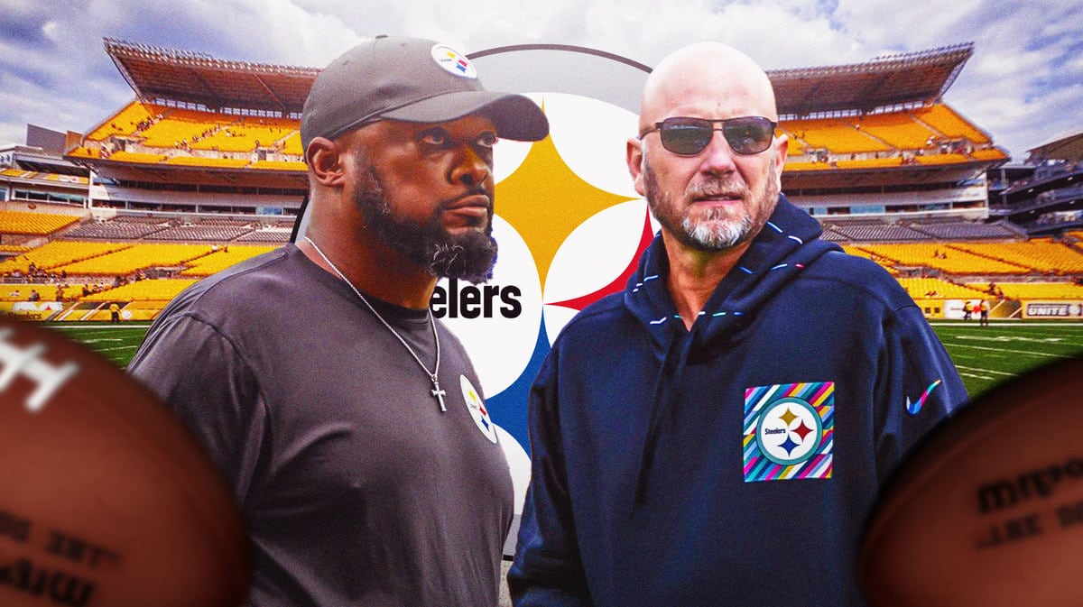 Steelers HC Mike Tomlin and OC Matt Canada