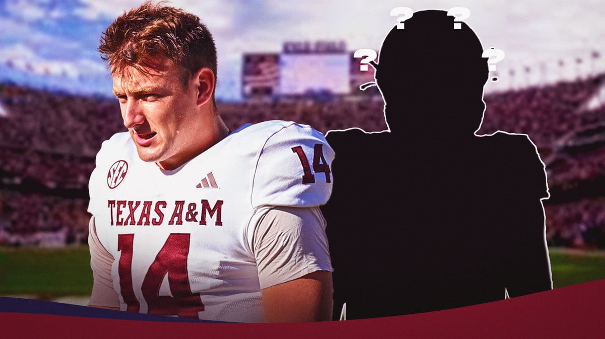 Texas A&M quarterback max Johnson