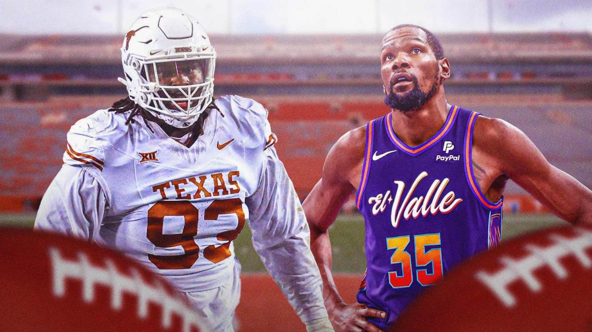 Longhorns defensive end T'Vondre Sweat wants to meet Kevin Durant, Outland Trophy contender, Big 12 title contenders
