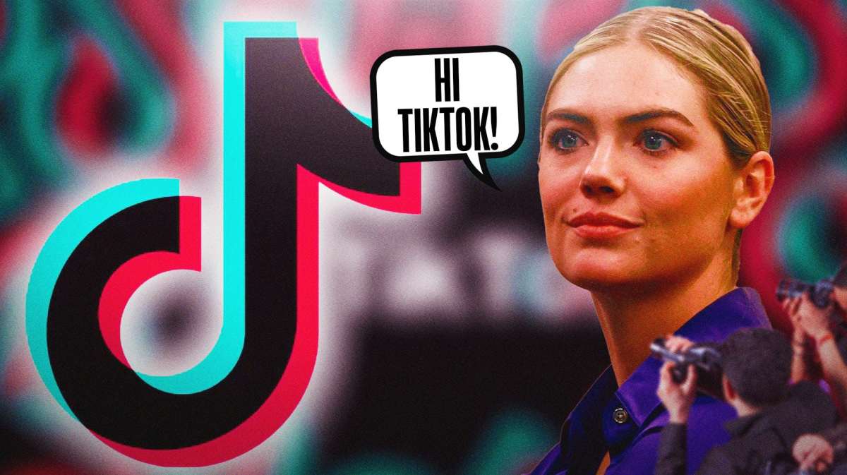 Kate Upton TikTok debut with Dougie dance