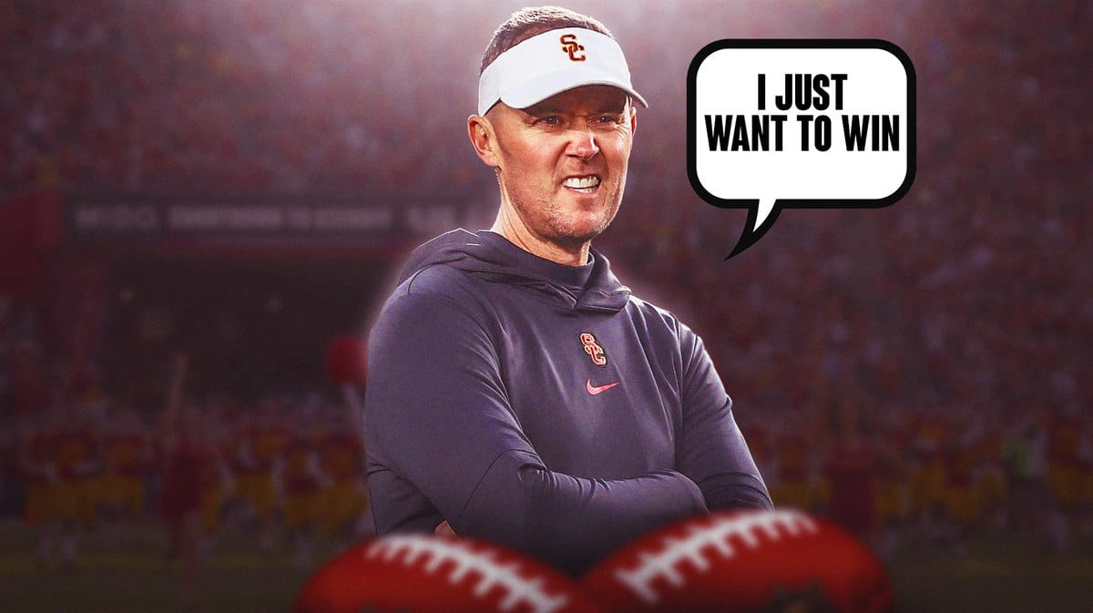Lincoln Riley saying “I just want to win”