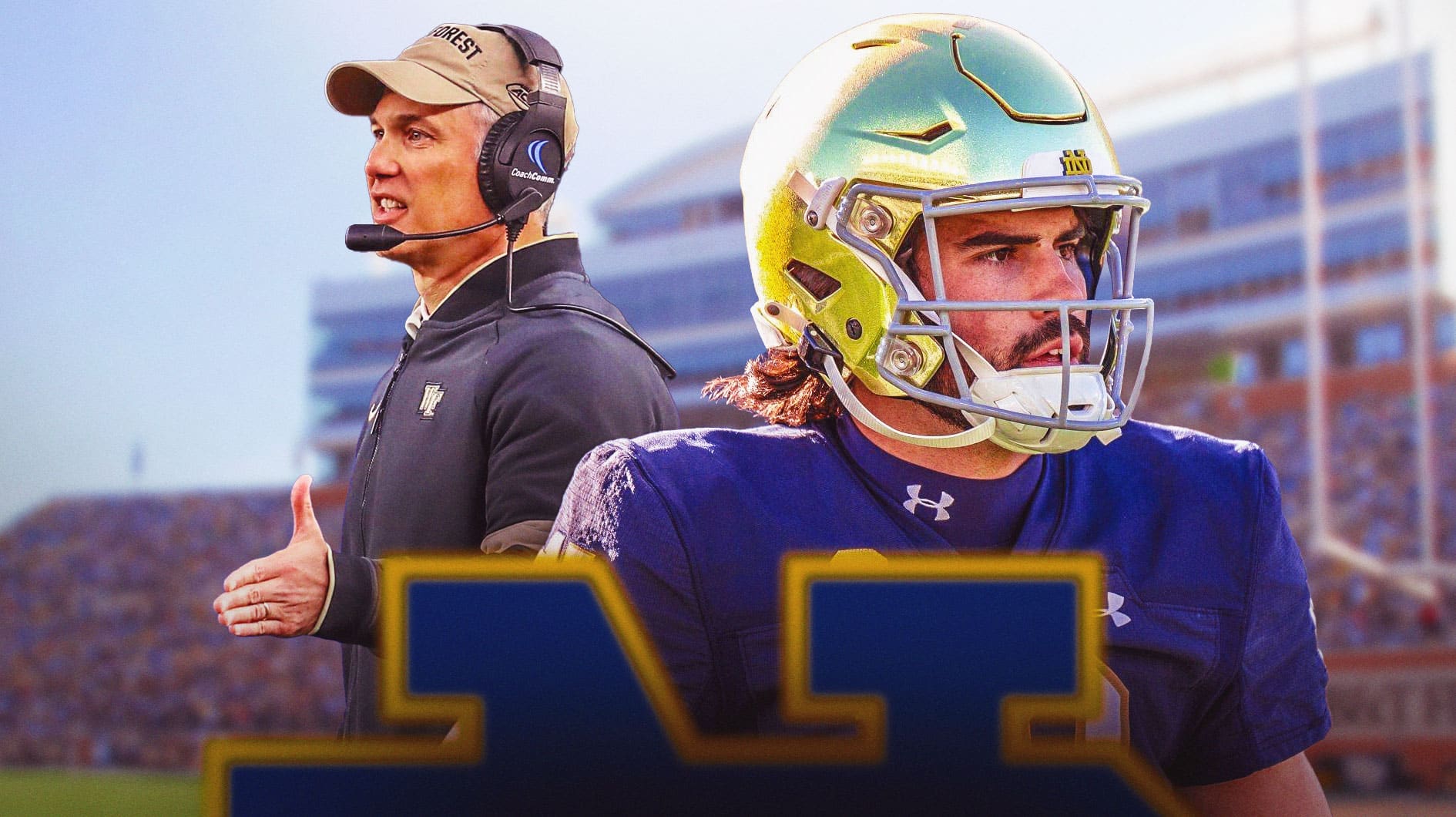 Wake Forest, Sam Hartman, Notre Dame football, Dave Clawson, Fighting Irish
