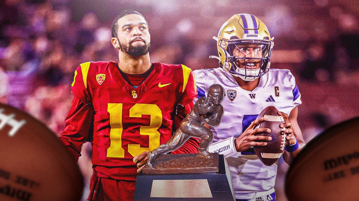 Michael Penix Jr. versus Caleb Williams in Washington football versus USC football