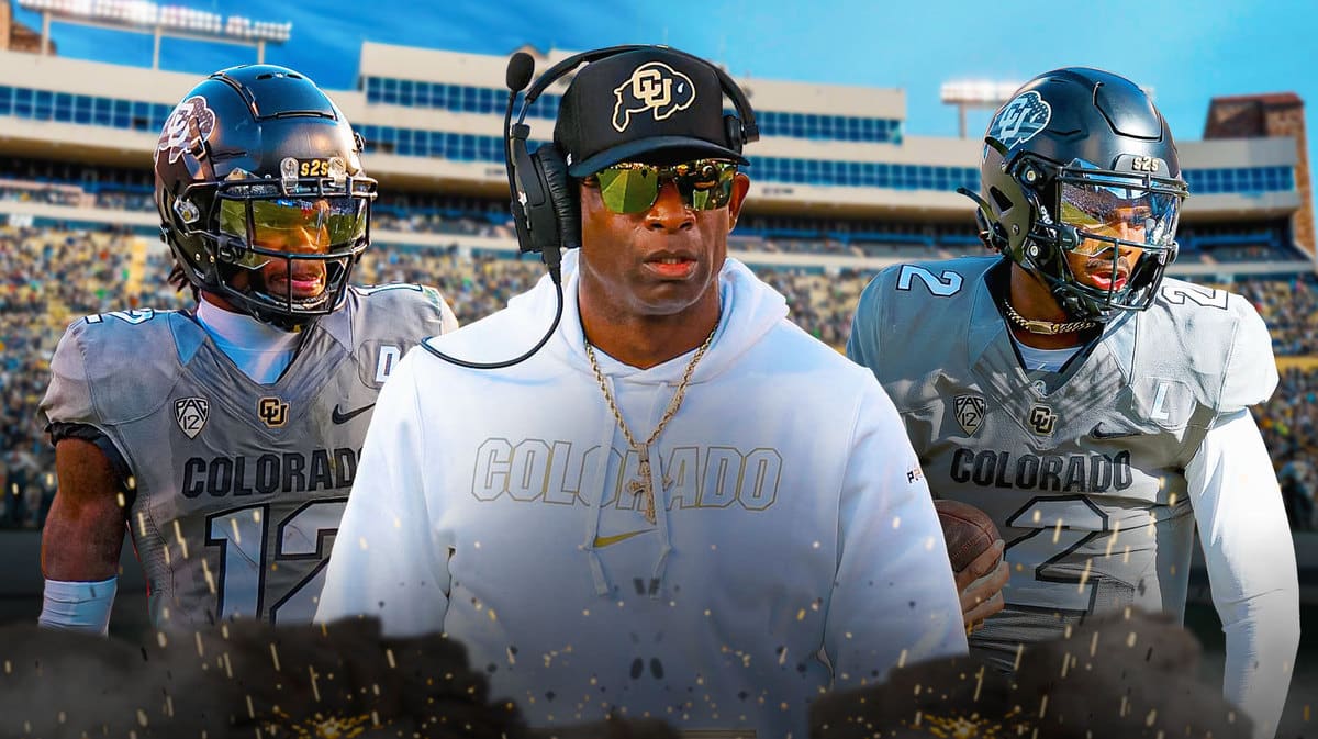 Deion Sanders, Shedeur Sanders and Travis Hunter, Colorado football