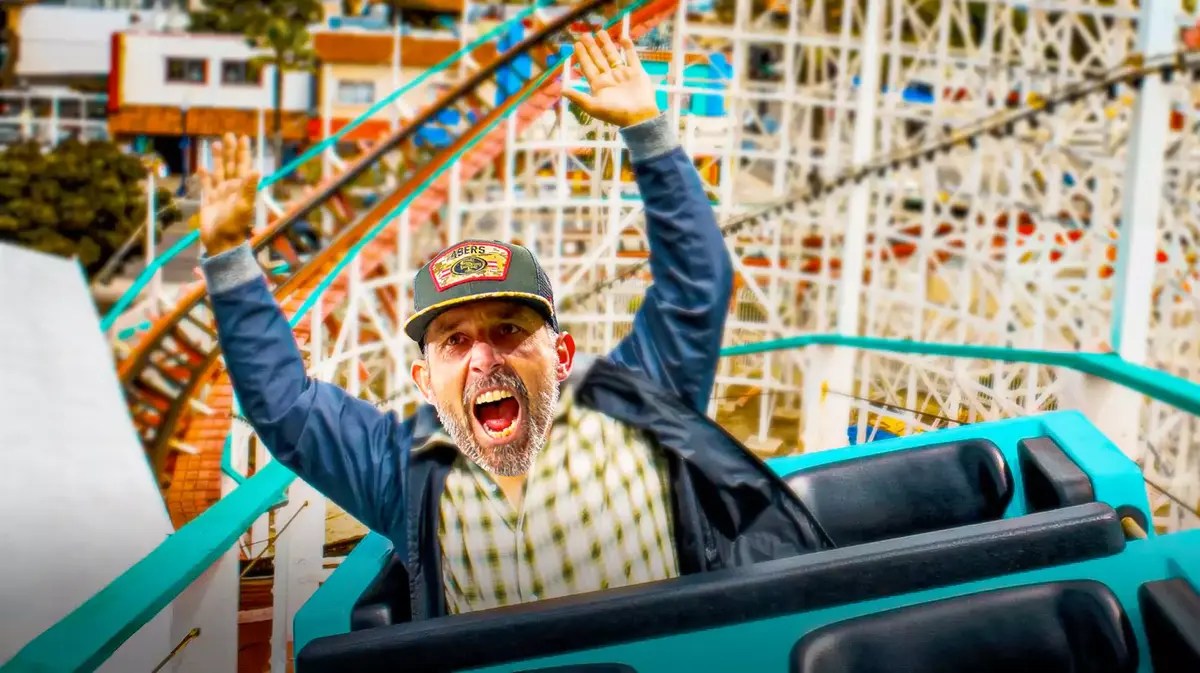 Kyle Shanahan on rollercoaster