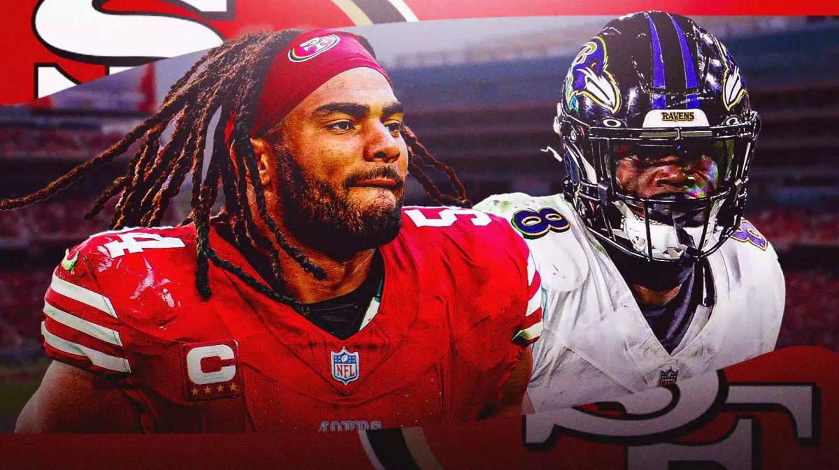 49ers Ravens, Lamar Jackson, Fred Warner