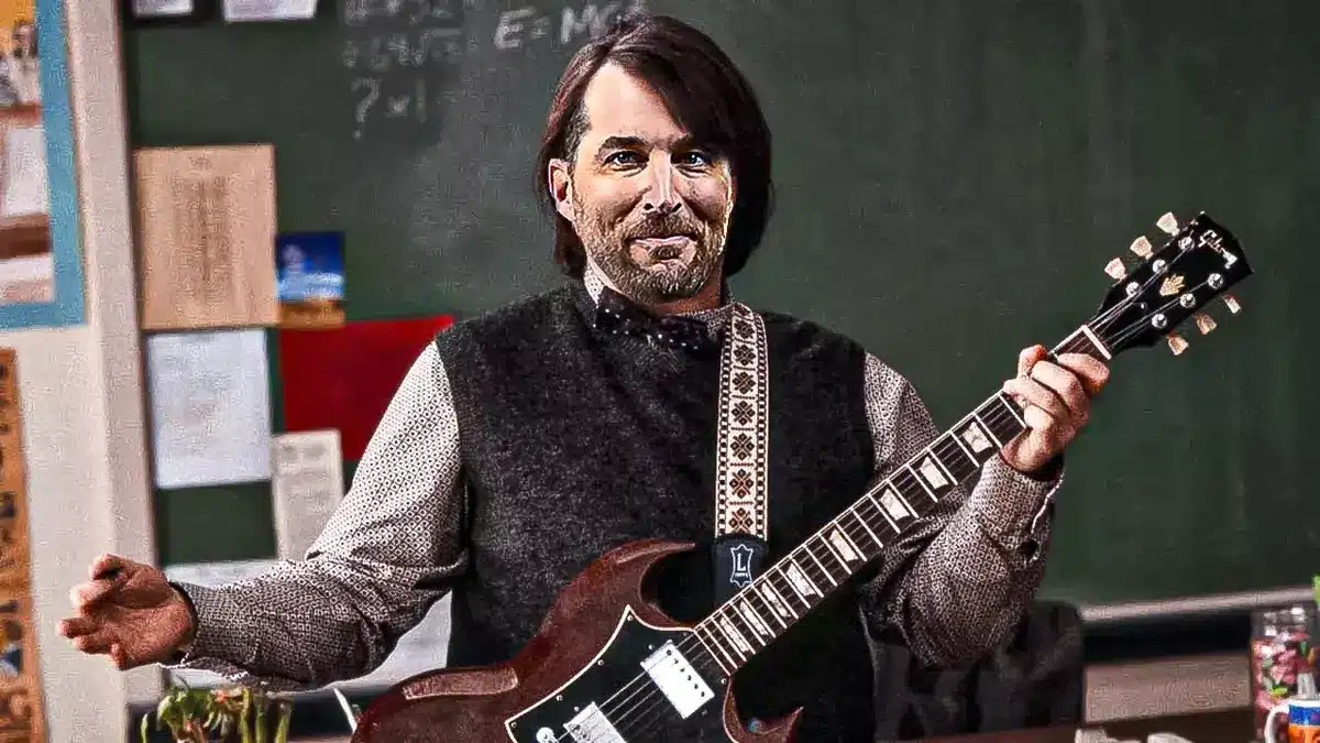 Adam Wainwright (former Cardinals pitcher) as Jack Black in School of Rock