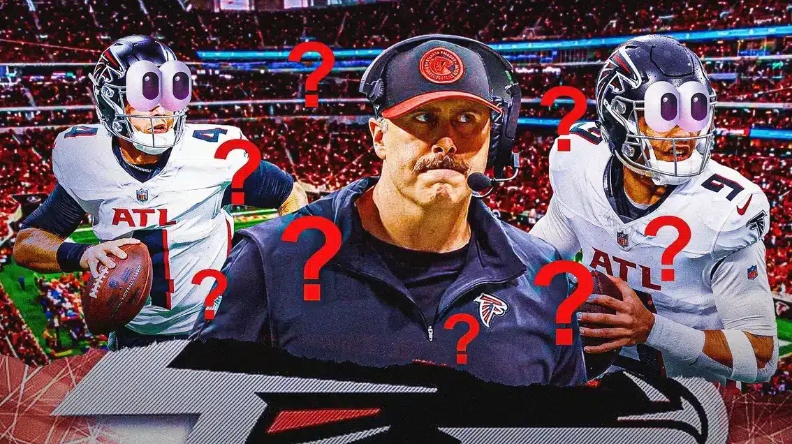 Arthur Smith doesn't know if Desmond Ridder or Taylor Heinicke will be the Falcons starting quarterback in Week 16