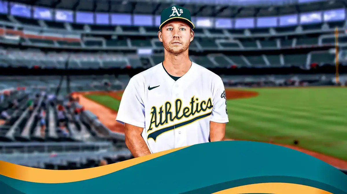 Photo: Trevor Gott in Athletics jersey