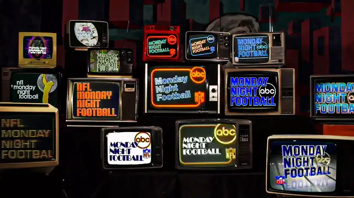 TV sets were tuned in to watch the Ravens and 49ers on Monday Night Football