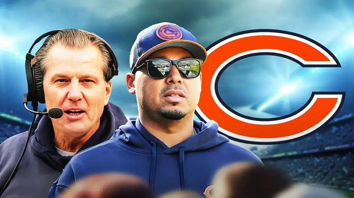 Bears coach Matt Eberflus and GM Ryan Poles
