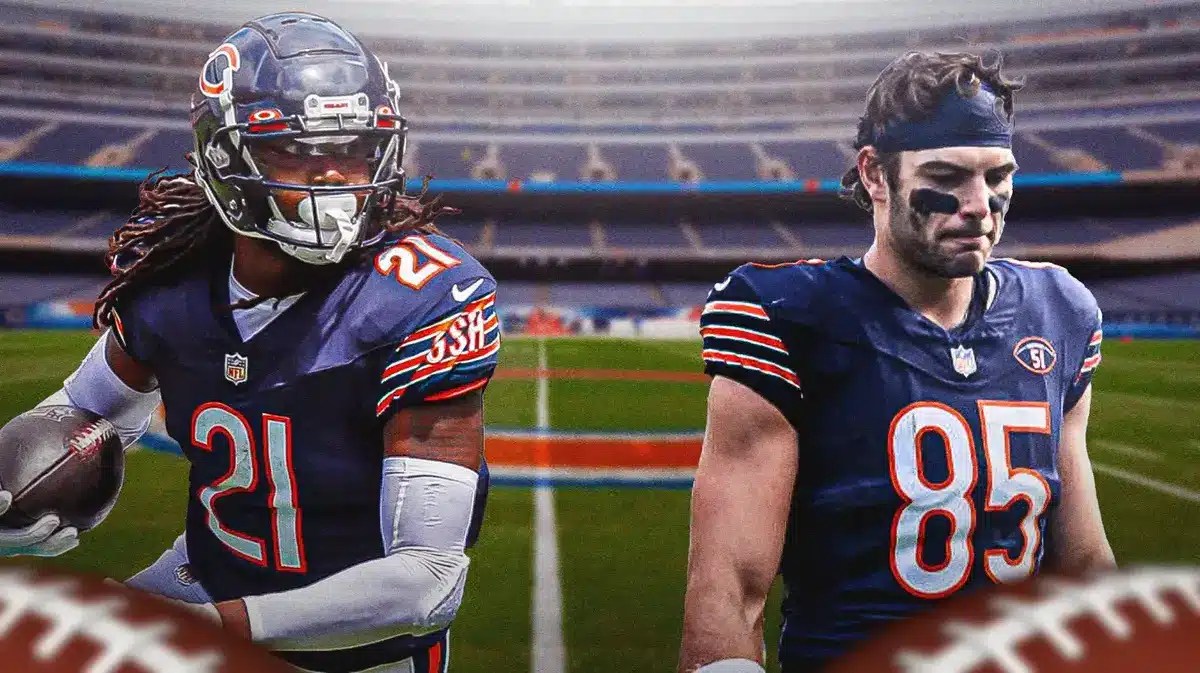 While the Bears will have Cole Kmet against the Cardinals, D'Onta Foreman will be inactive