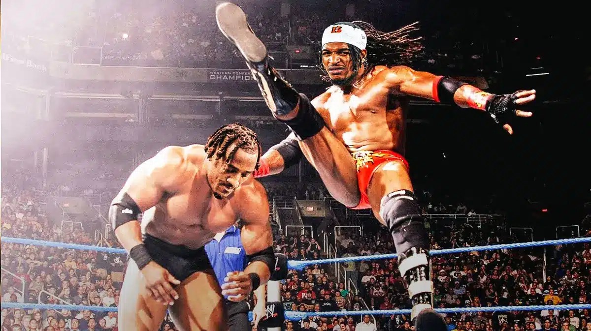 Ja'Marr Chase as Booker T (the one on RIGHT) and L'Jarius Sneed (Chiefs) as the one on the LEFT
