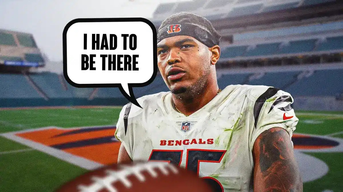 Orlando Brown Jr. saying “I had to be there”