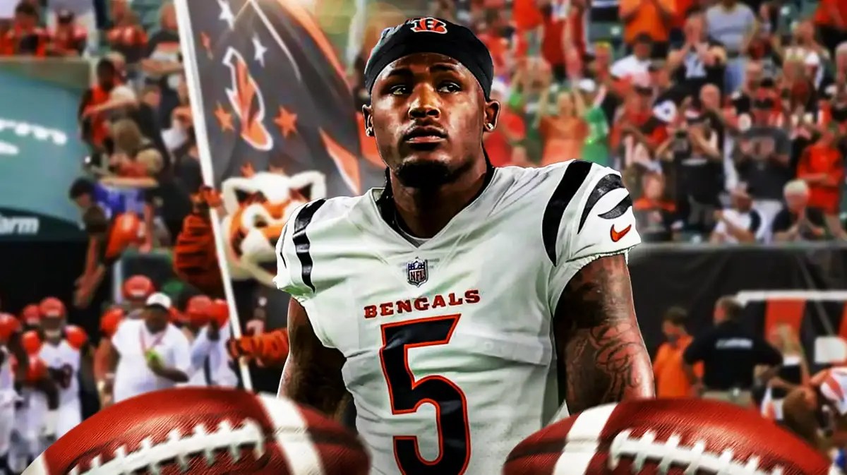 Tee Higgins was forced to leave the Bengals Week 17 matchup against the Chiefs with a hamstring injury