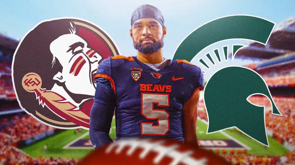 DJ Uiagalelei, Florida State and Michigan State logos