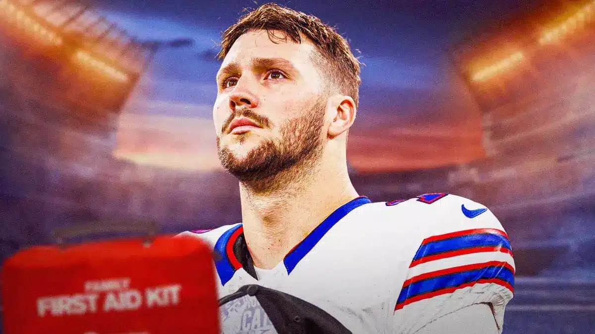 Bills QB Josh Allen was injured late against New England