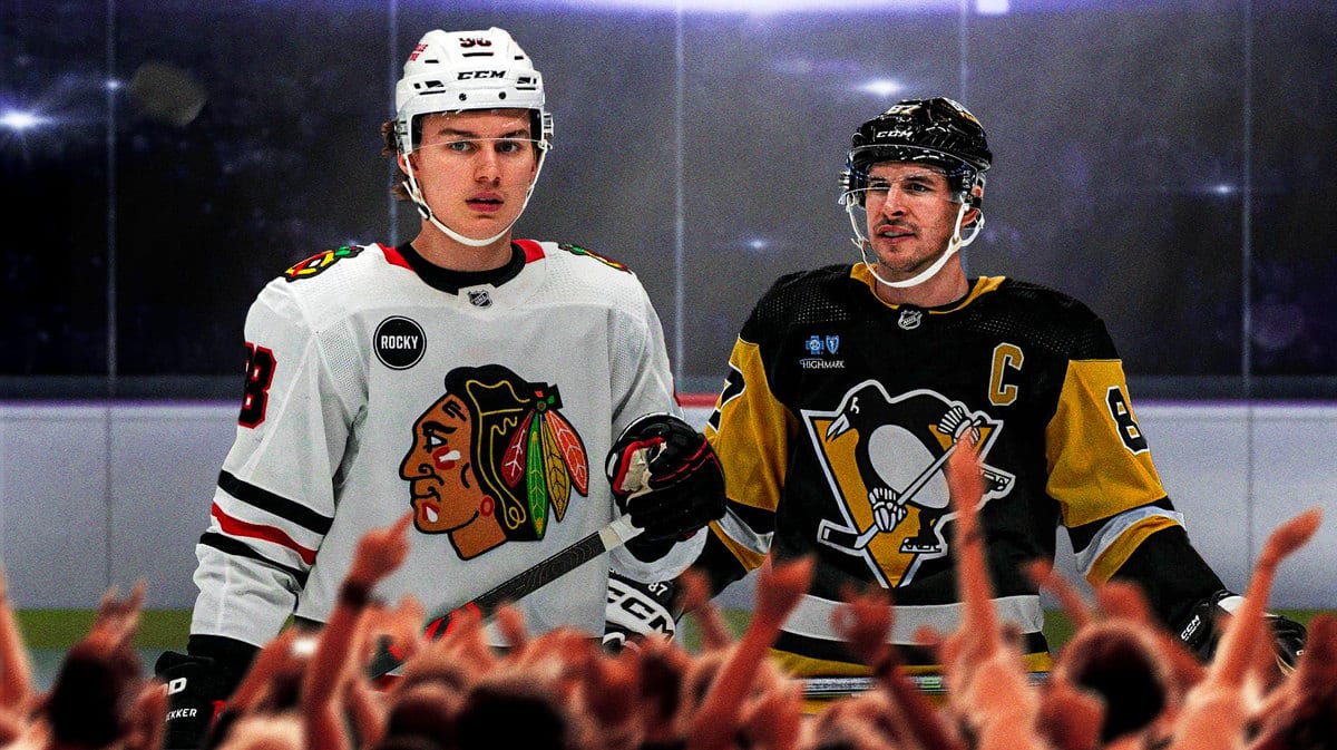 Connor Bedard passes Sidney Crosby with rookie road scoring streak.