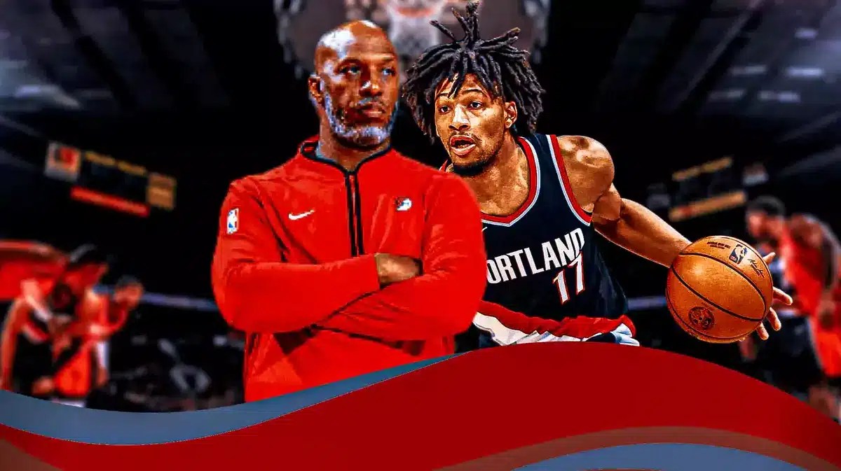Blazers Chauncey Billups and Shaedon Sharpe