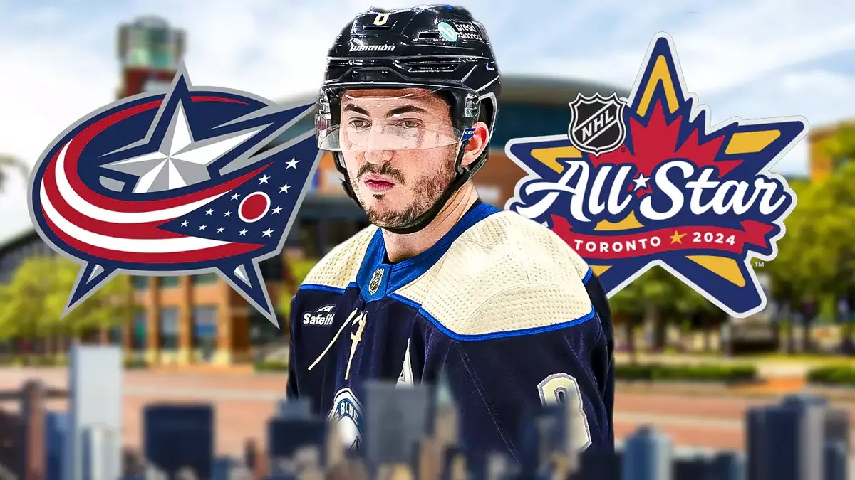 NHL All-Star Game candidate Zach Werenski with the Blue Jackets.