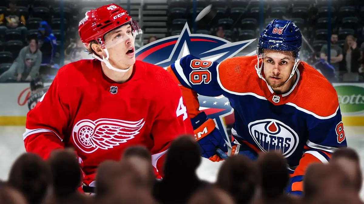 Blue Jackets trade targets Jonatan Berggren and Philip Broberg.