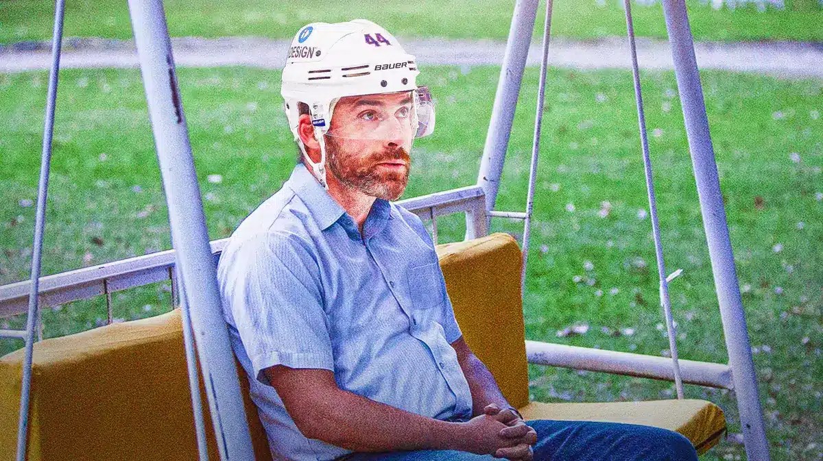 Erik Gudbranson (Blue Jackets) as the sad Pablo Escobar meme
