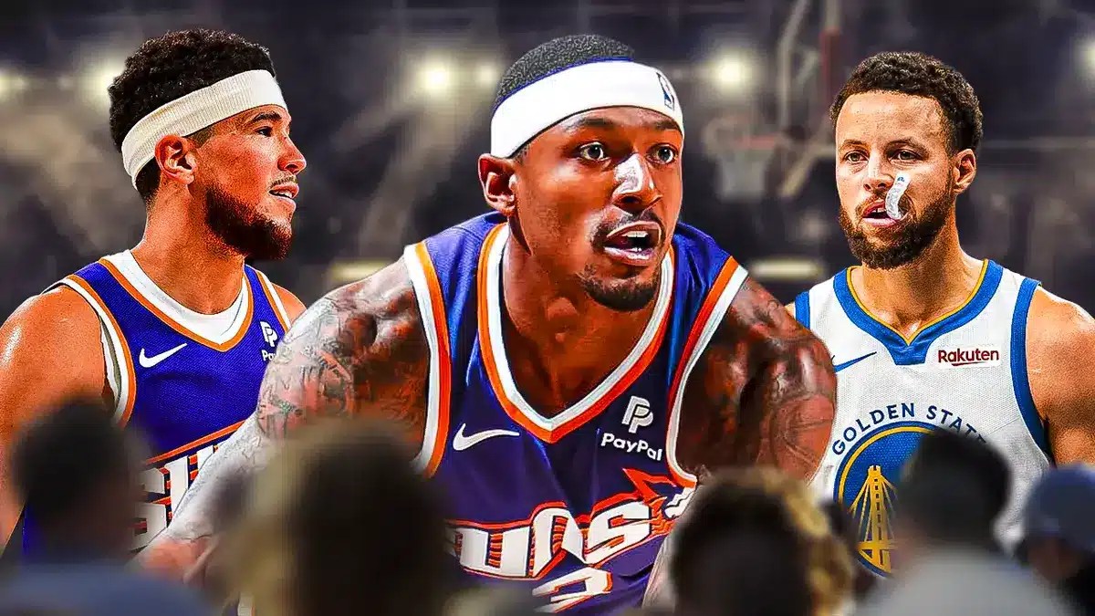 Suns Devin Booker and Frank Vogel mentee Bradley Beal with Warriors Stephen Curry