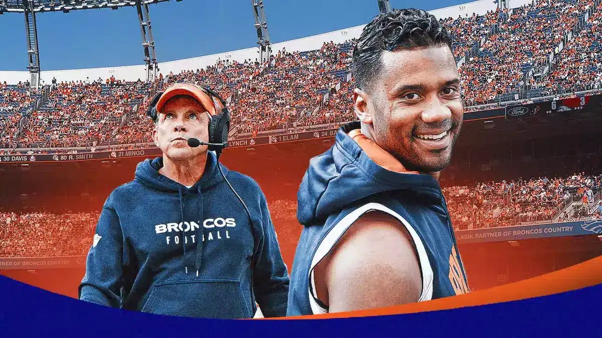 Sean Payton and Russell Wilson