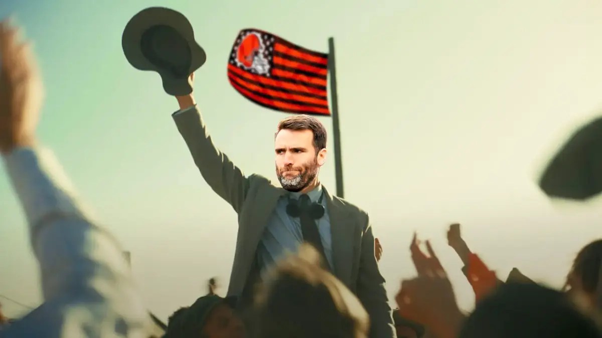 Joe Flacco of the Browns as Oppenheimer