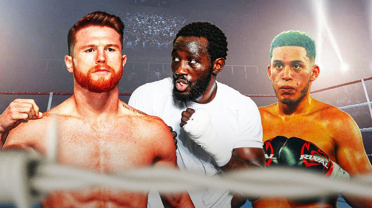 Canelo Alvarez, Terence Crawford, and David Benavidez