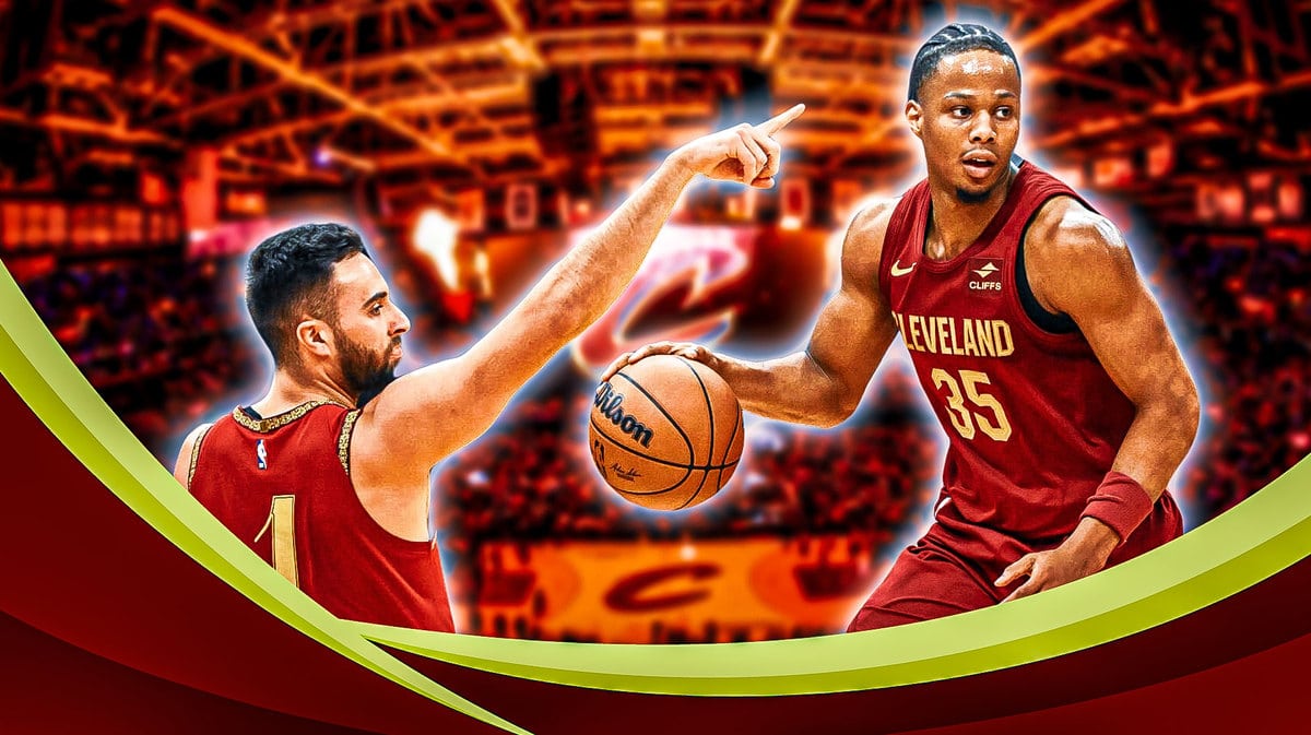 Cavs Max Strus and Isaac Okoro