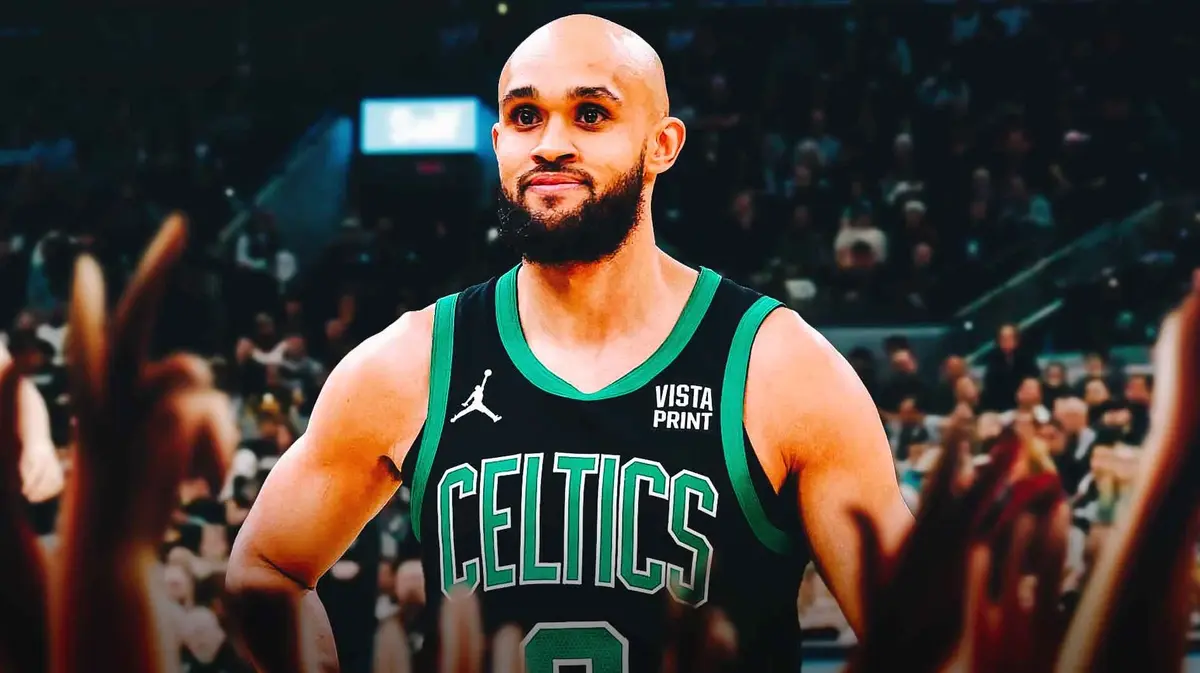 Boston Celtics guard Derrick White 