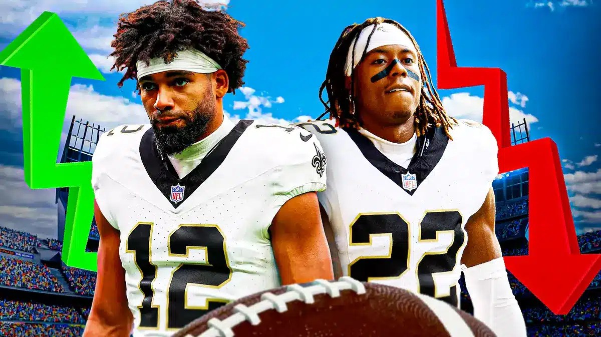 Saints WRs Chris Olave and Rashid Shaheed
