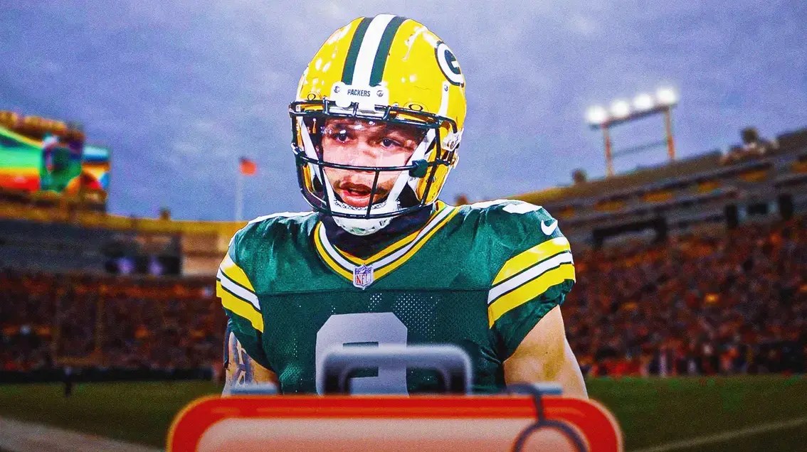 Green Bay Packers wide receiver Christian Watson.