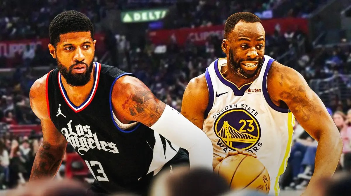 Paul George (Clippers) and Draymond Green (Warriors)