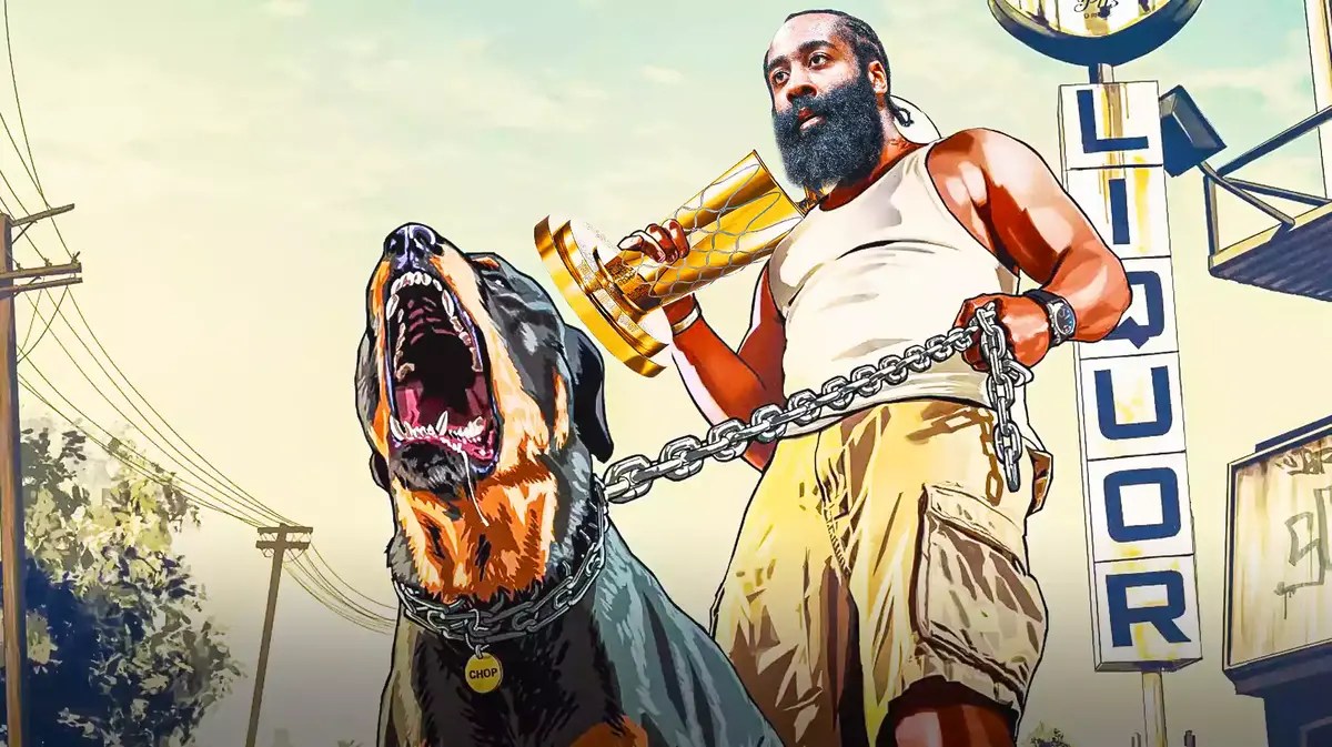Image: James Harden (Clippers) as GTA 5’s Franklin