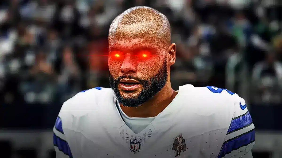 Dak Prescott (Cowboys) with laser eyes