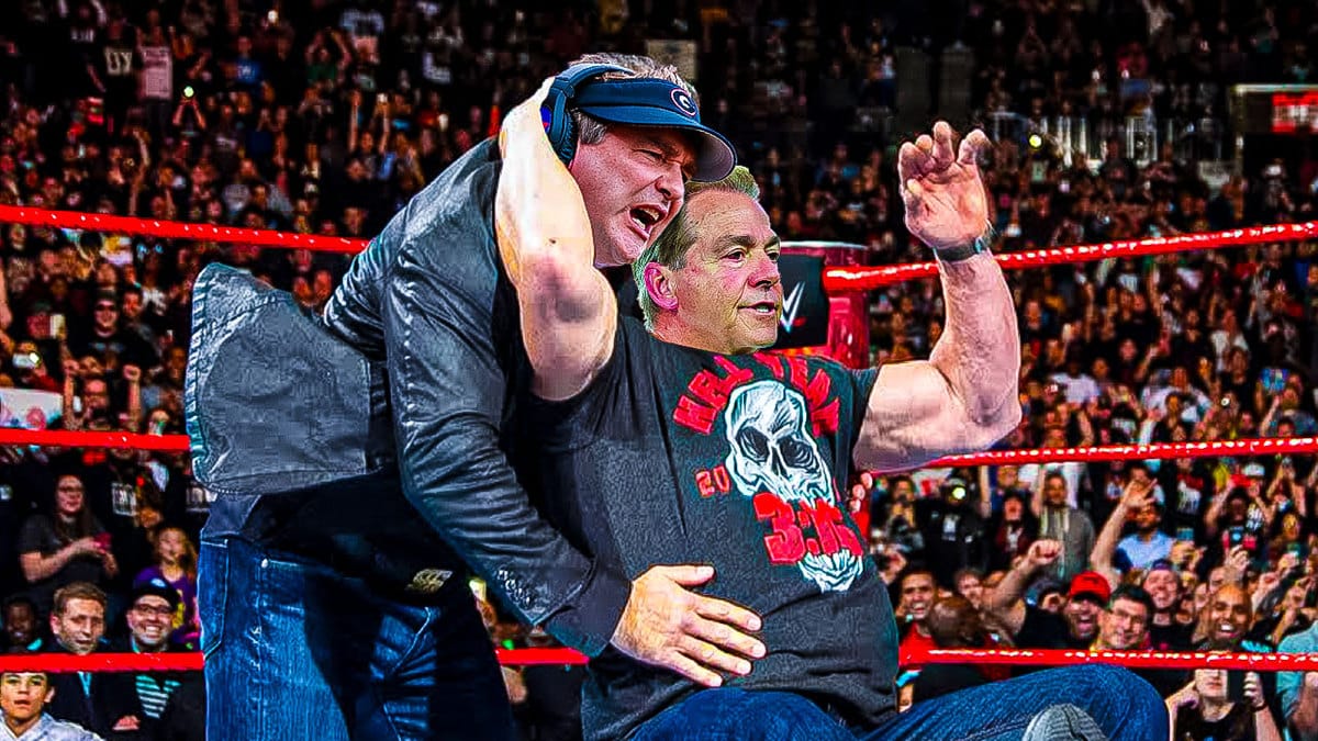 Nick Saban (Alabama footb all) as Stone Cold and Kirby Smart (Georgia football) as the guy on left