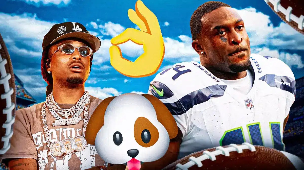 Sign Language For Touchdown Seahawks' DK Metcalf shouted out Migos with sign-language touchdown ...