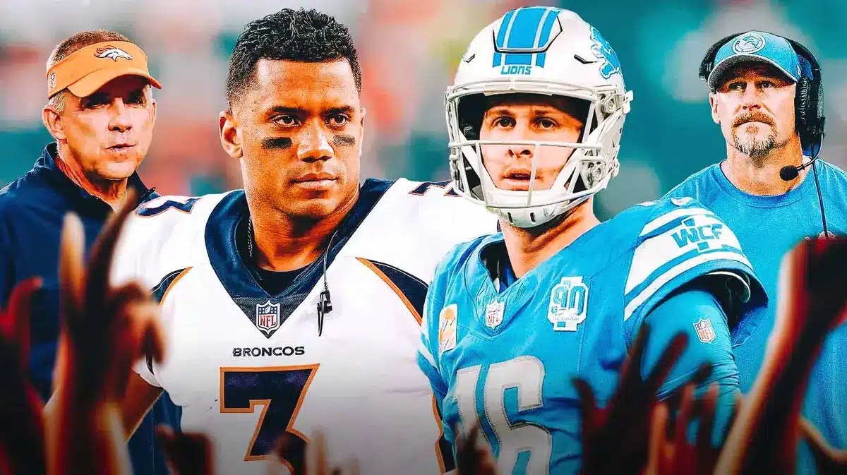 Sean Payton, Russell Wilson, Dan Campbell, Jared Goff