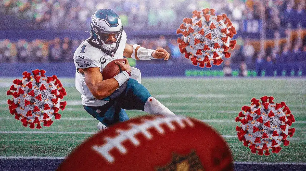 Eagles' Jalen Hurts fighting against viruses