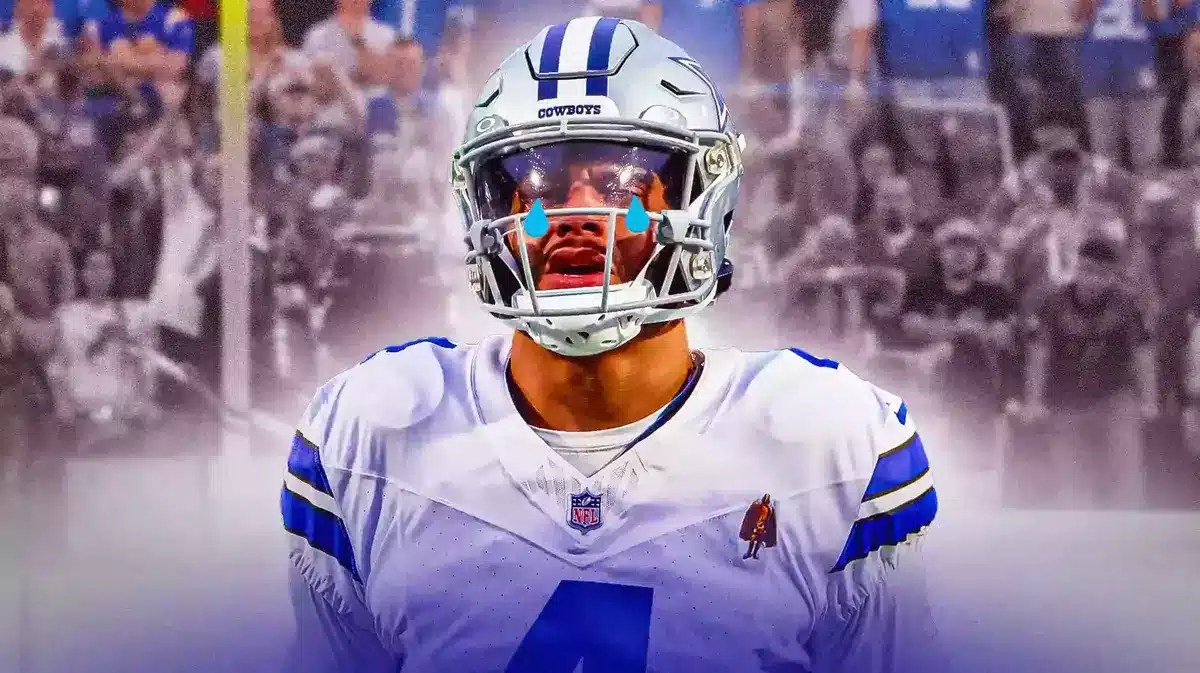 Cowboys' Dak Prescott with animated tears
