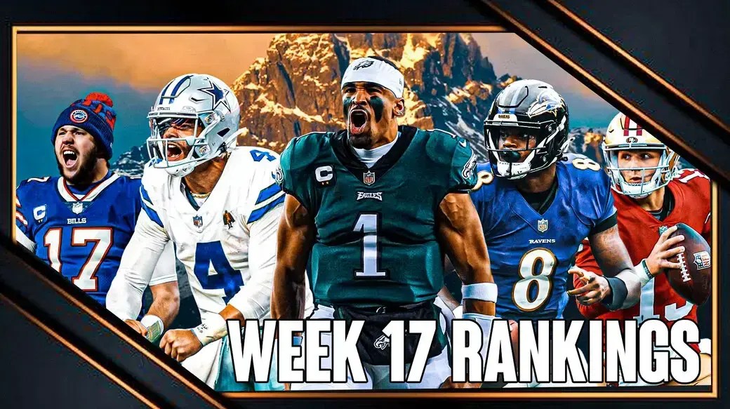 Fantasy Football Quarterback rankings Week 17 (2023)