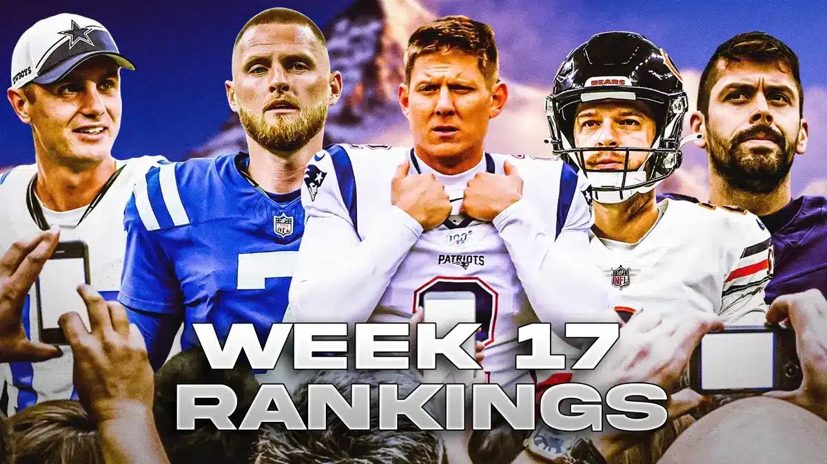 Fantasy Football Kicker rankings Week 17 (2023)