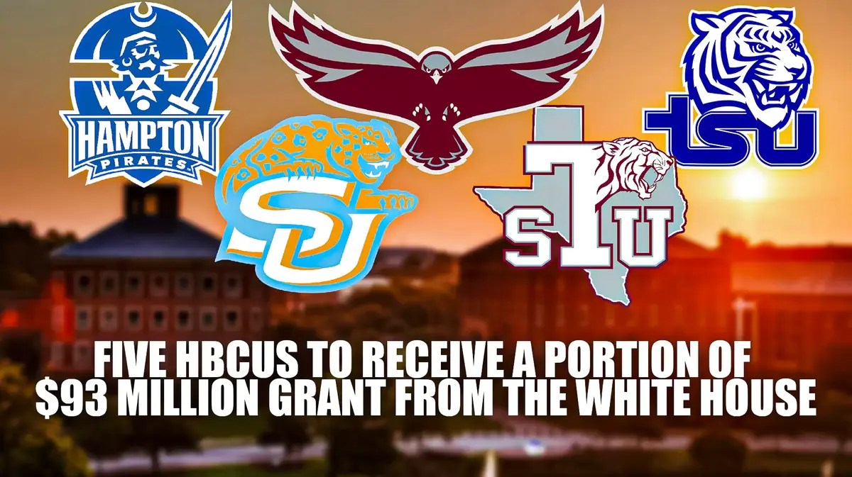 Hampton, Texas Southern, Tennessee State, Southern, and the University of Maryland Eastern Shore to get a cut of a $93 million federal grant