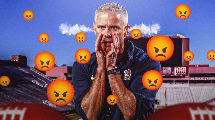 Florida State football coach Mike Norvell