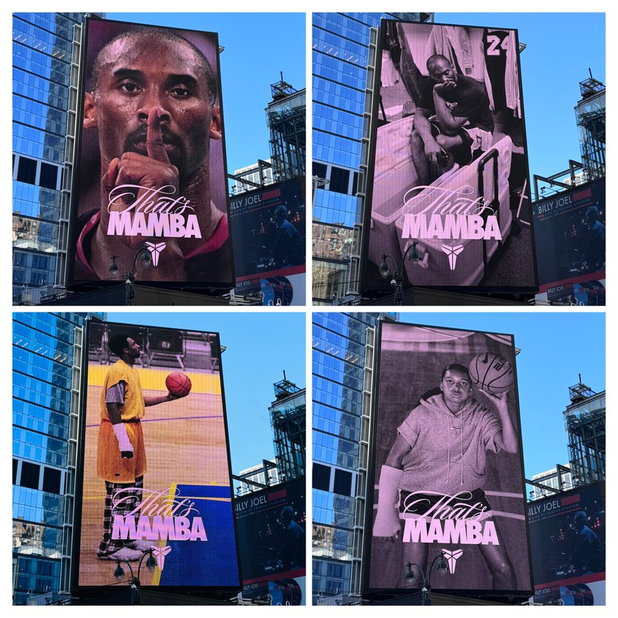 Kobe billboard That's Mamba
