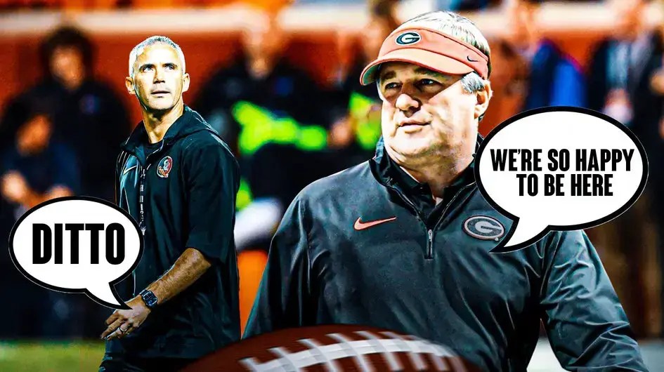 Kirby Smart, Georgia and Mike Norvell for Florida State not happy about the Orange Bowl
