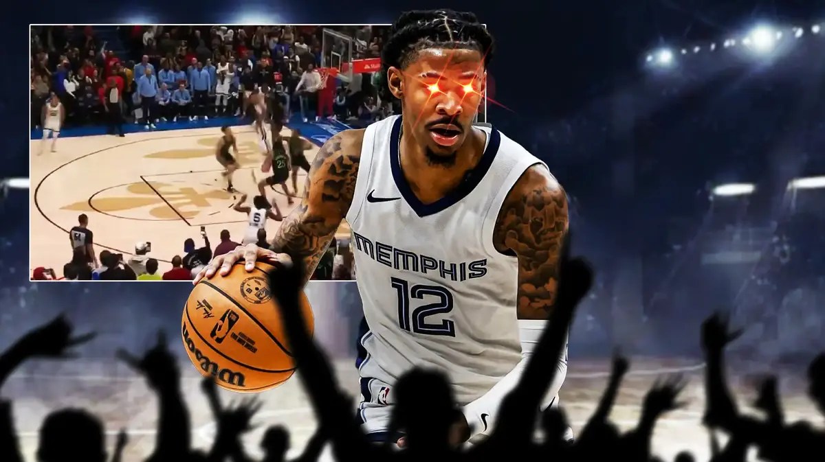 Ja Morant hitting the game-winner vs,. the Pelicans