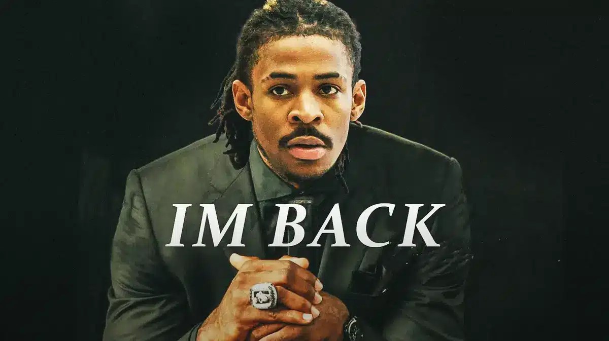 Ja Morant (Grizzlies) as LeBron James in Im Back cover